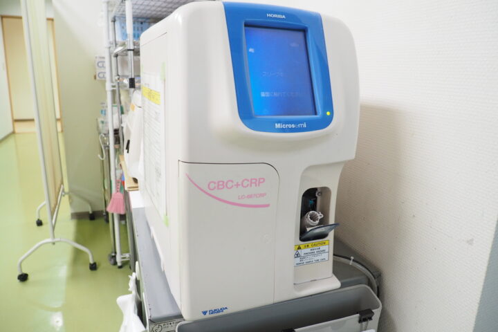 
自動白血球数CRP測定装置